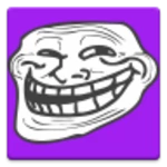 troll face camera android application logo